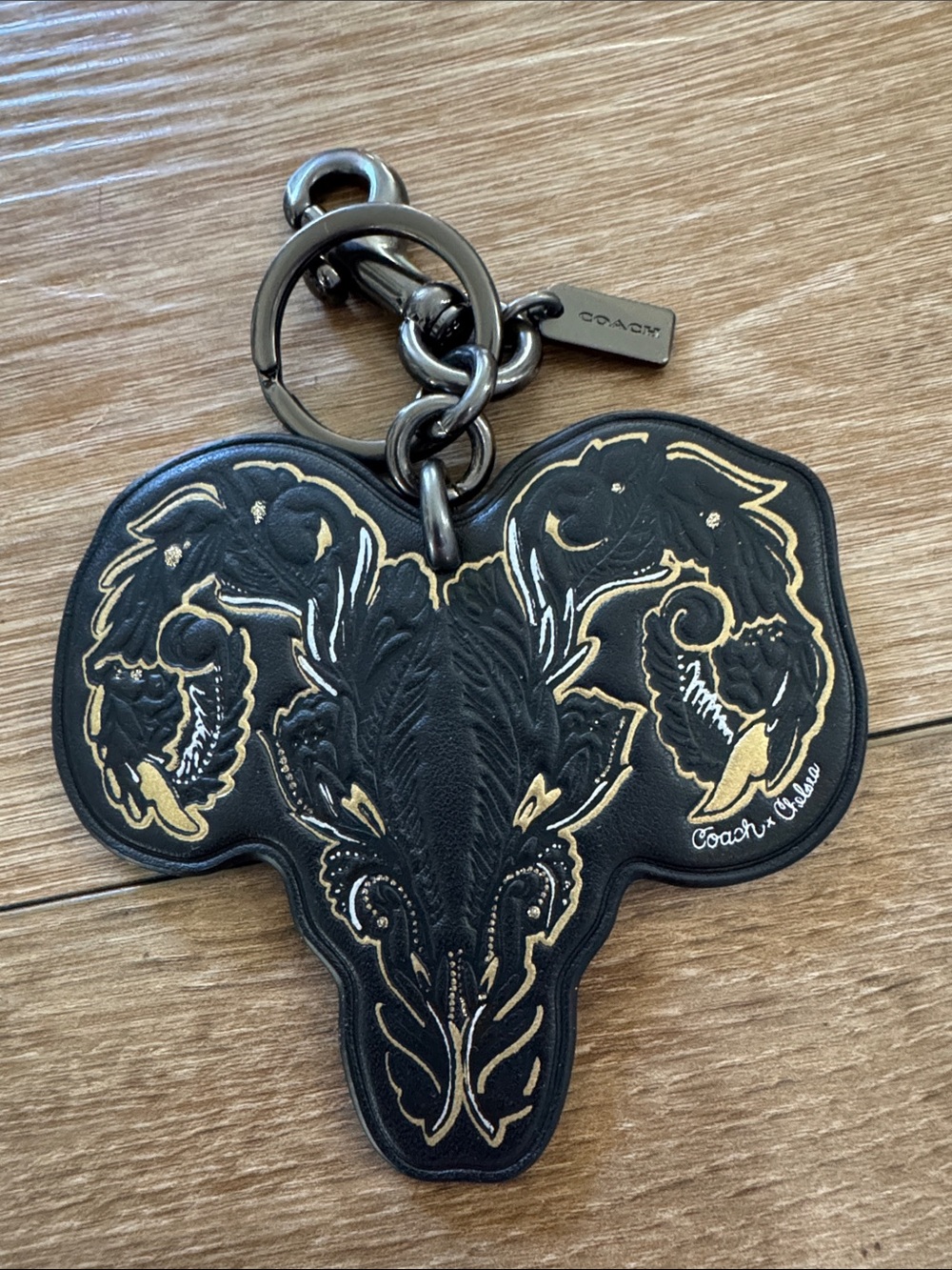 Coach X Chelsea Champlain ram keychain